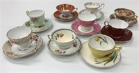 9 Cups & Saucers Lot