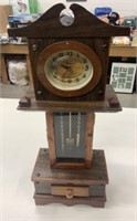 Wooden Ingraham Clock Plug In 22"