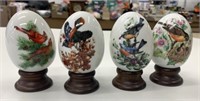 4 Decorative Avon Eggs & Holders