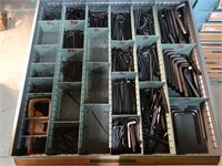 Multiple Drawers of Hex Wrenches Standard-Metric