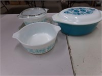 Pyrex covered bowl