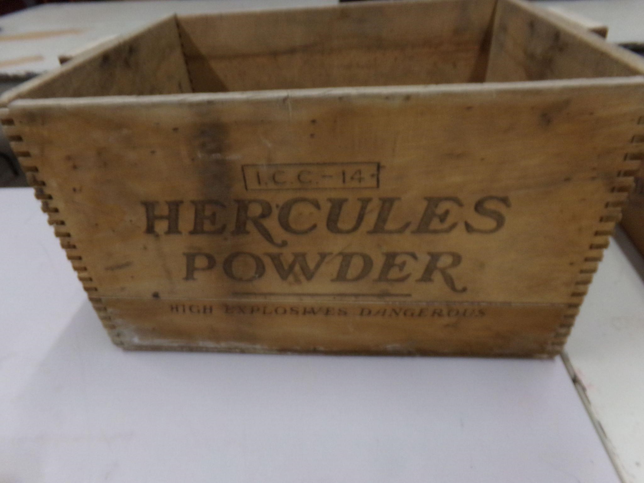 Hercules powder box