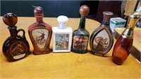 6 Asstd Vintage Liquor Bottles
