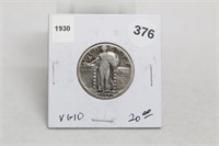 1930 Standing Liberty Quarter VG 10