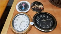 3 Asstd Wall Clocks