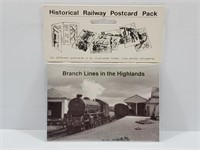 SET Historical Railroad Postcard Sealed Pack