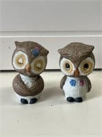 Owl salt and pepper shakers