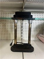 Vintage postmodern bankers Memphis lamp