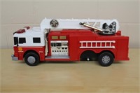 Fire truck, missing wheel, battery operated, 22"L