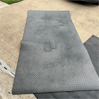 2 Black floor mats. See description details