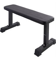 Flat weight workout bench