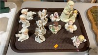 Home interior angels tray lot