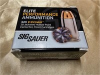 NEW .380 SIG SAUER HOLLOW POINTS 20 ROUNDS