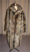 Fur coat,no size or label, leather armpits