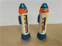 VINTAGE MICKEY MOUSE SPACE SHUTTLE FLASHLIGHTS
