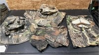 Camo Face Coverings, Hats
