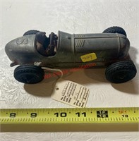 Vintage Metal Race Car Toy (back room)
