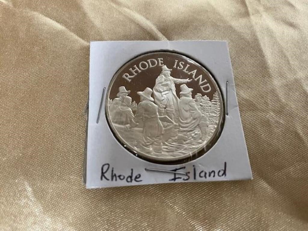 RHODE ISLAND 1OZ SILVER ROUND
