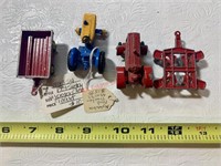 Vintage Toy Tractors - Matchbox, Tootsie Toy