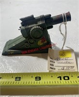 Vintage Metal Toy Cannon (back room)