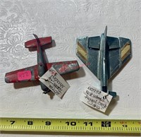 Vintage Metal Toy Planes (back room)