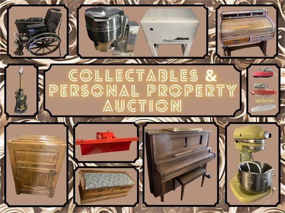 Collectables & Personal Property Auction, April 24th