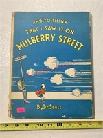 1st Edition 1937 Dr. Seuss Book - Mulberry Street