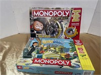 2 COMPLETE MONOPOLY GAMES
