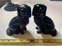 Pair of Ceramic Dogs (back room)
