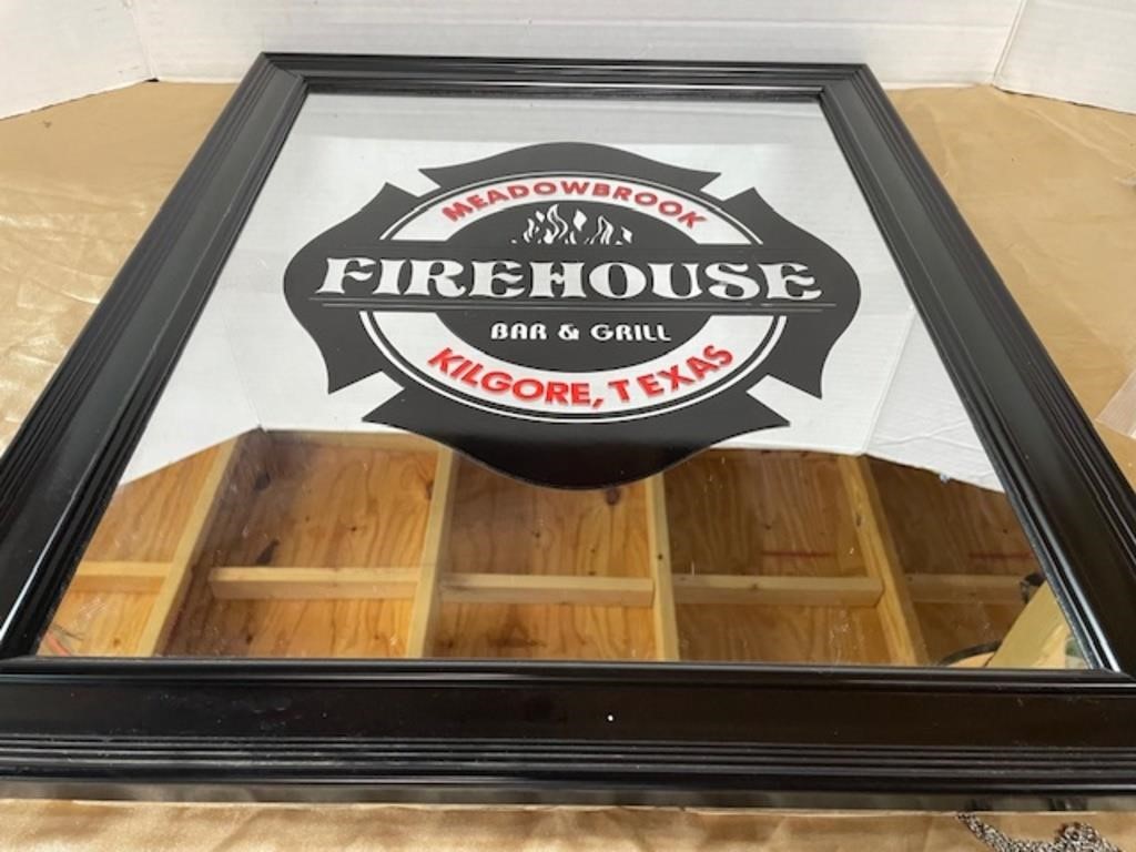 23" FIREHOUSE BAR ANF GRILL MIRROR