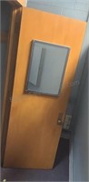 Interior closet door . Door is 29¾×81¾. Includes