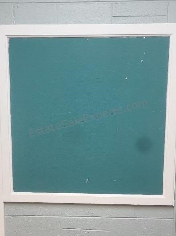 Framed bulletin board. 54×54. Buyer must bring