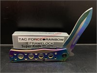 Rainbow Tac Force Pocket Knife
