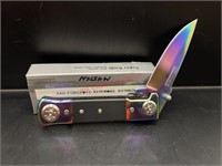 Tac Force Rainbow Pocket Knife
