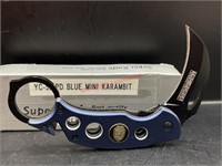 Blue Mini Karambit Tac Force Pocket Knife