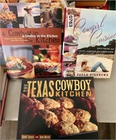 3 Cowboy/Cowgirl Cookbooks (living room)