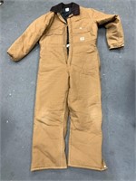 Pair of Carhart's insulated overalls, size 48 regu