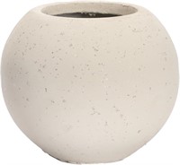 Beige Cement Planters  Indoor/Outdoor  18.1in