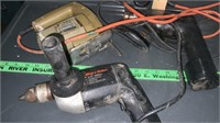 Corded Black and Decker, Craftsman Tools,untested