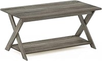 Furinno Table  35.4x19.6x16  Oak Grey.