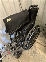 Lot with Tracer SX5 folding wheelchair in good con