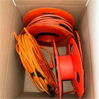 extension cords & empty spools