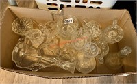 Clear Glassware Lot (living room)