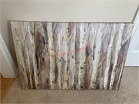 Birch Trees Canvas Wall Art - 2ftx3ft (Madison)