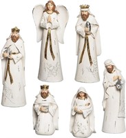 C&F Nativity Set 3.62x2.17x7.56  Set of 6