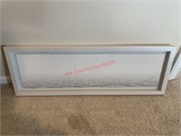 Framed Water Artwork 10x30 (Madison)