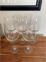 5 Wine Glasses (Madison)