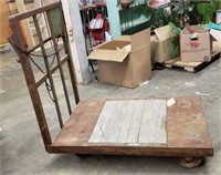 Metal & Wood Factory Cart 33" x 48" x 50"