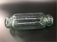 Vintage pin shaped glass fishing float. Approx.. 6
