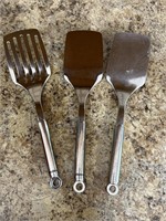 Stainless steel cooking utensils